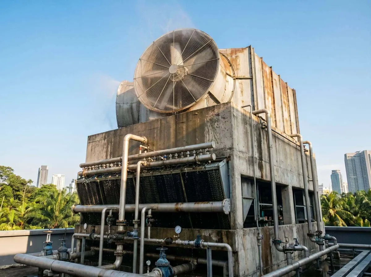 Industrial cooling tower maintenance by Mavis Eco Cool in Selangor